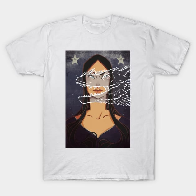 Zoya Nazyalensky - Rule of Wolves T-Shirt by livelonganddraw